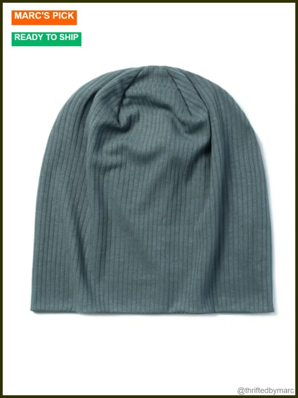 Lightweight Slouchy Knit Beanie for Sensitive Scalps - Soft & Breathable